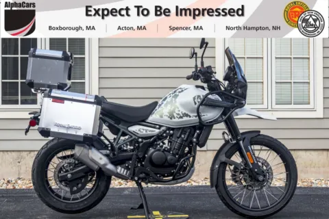 White 2025 Royal Enfield Himalayan 450 Kamet White Tubeless for sale in Boxborough, MA