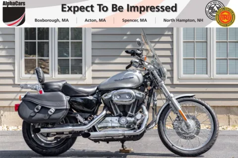 Silver 2006 Harley-Davidson XL1200C Sportster 1200 Custom for sale in Boxborough, MA