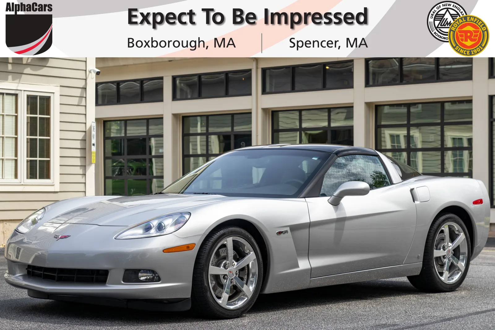 Silver 2008 Chevrolet Corvette 1LT Z51 6-SPD for sale in Boxborough, MA