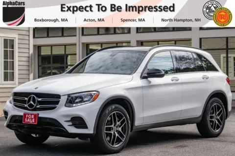 White 2019 Mercedes-Benz GLC 300 4MATIC AMG Line for sale in Boxborough, MA
