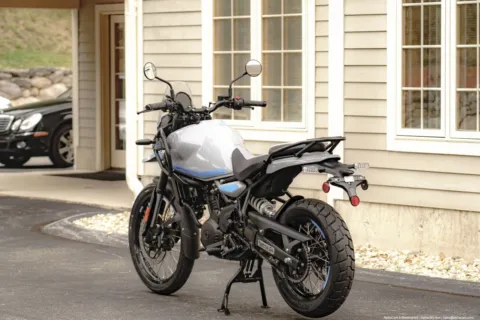 More photos of 2026 Royal Enfield Himalayan 450 Slate Poppy Blue at Boxborough, MA