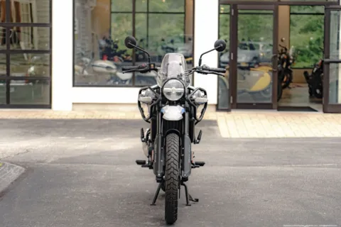 Photos of 2026 Royal Enfield Himalayan 450 Slate Poppy Blue for sale in Boxborough, MA at Boxborough Showroom & Service Center