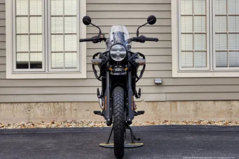 Another view of 2026 Royal Enfield Himalayan 450 Hanle Black Tubeless for sale in Boxborough, MA at Boxborough Showroom & Service Center