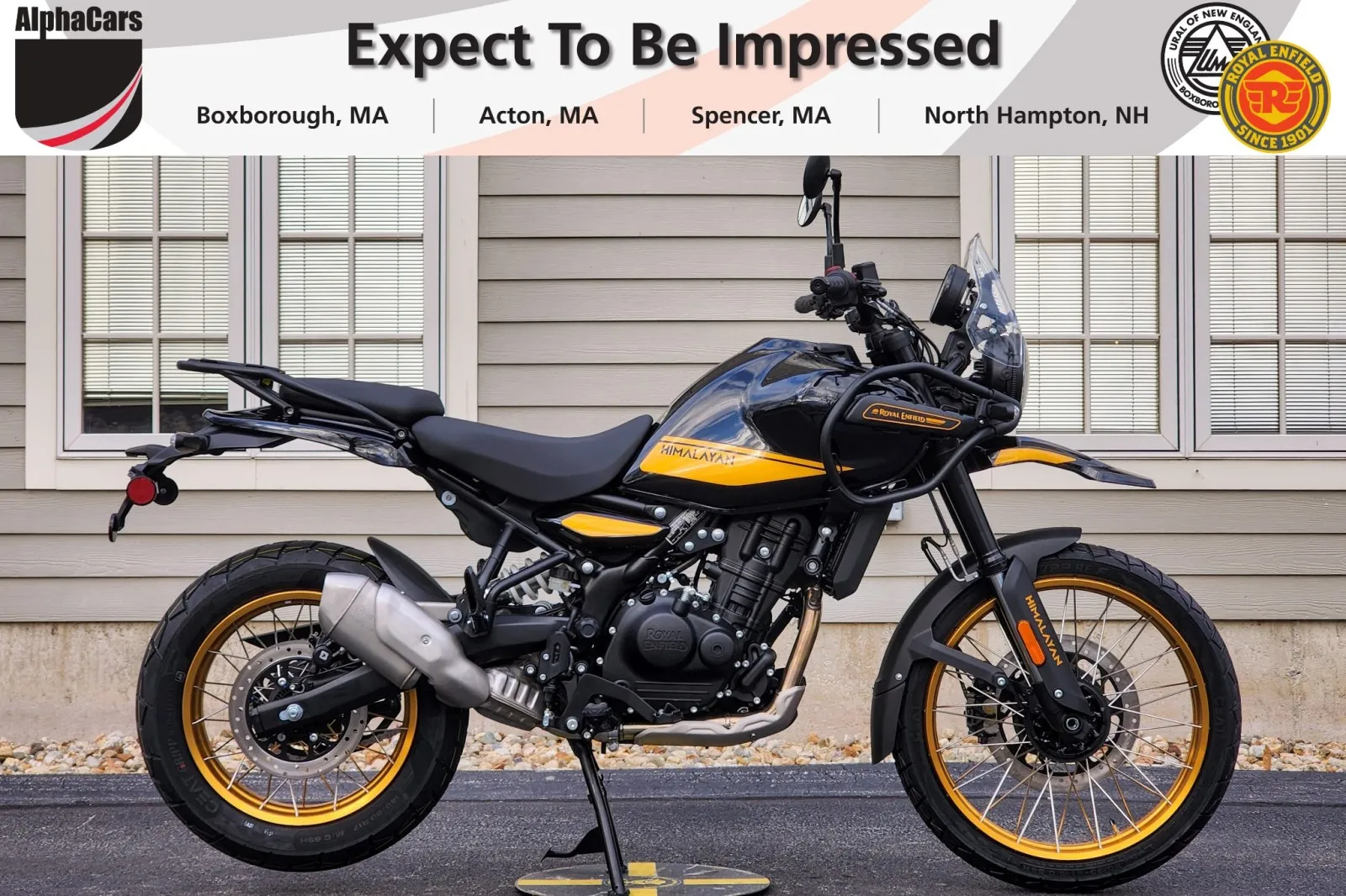 Black 2026 Royal Enfield Himalayan 450 Hanle Black Tubeless for sale in Boxborough, MA