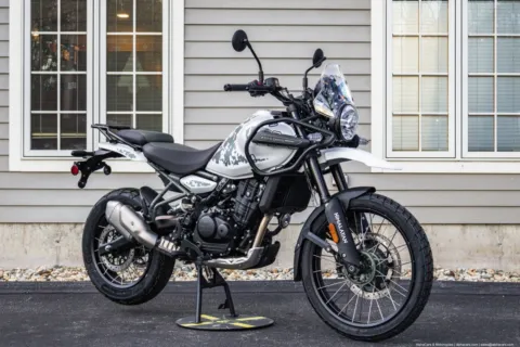 Photos of 2026 Royal Enfield Himalayan 450 Kamet White Tubeless for sale in Boxborough, MA at Boxborough Showroom & Service Center