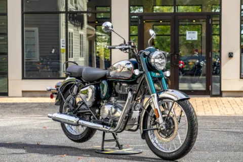 Photos of 2026 Royal Enfield Classic 350 Emerald Green for sale in Boxborough, MA at Boxborough