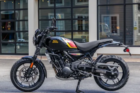 More photos of 2026 Royal Enfield Guerrilla 450 Playa Black Launch Edition at Boxborough, MA