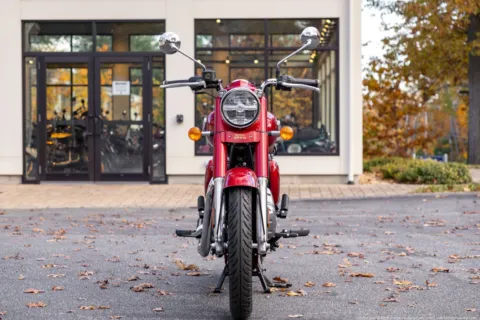 Another view of 2026 Royal Enfield Classic 350 Madras Red for sale in Boxborough, MA at Boxborough