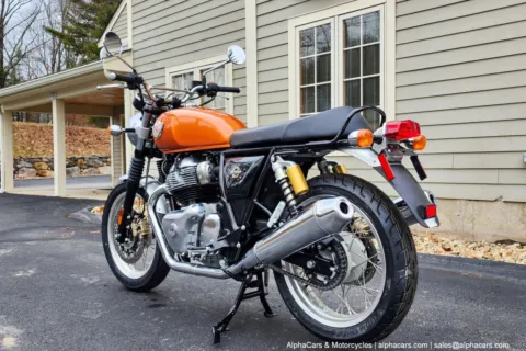 More photos of 2023 Royal Enfield Interceptor INT650 Orange Crush at Boxborough, MA
