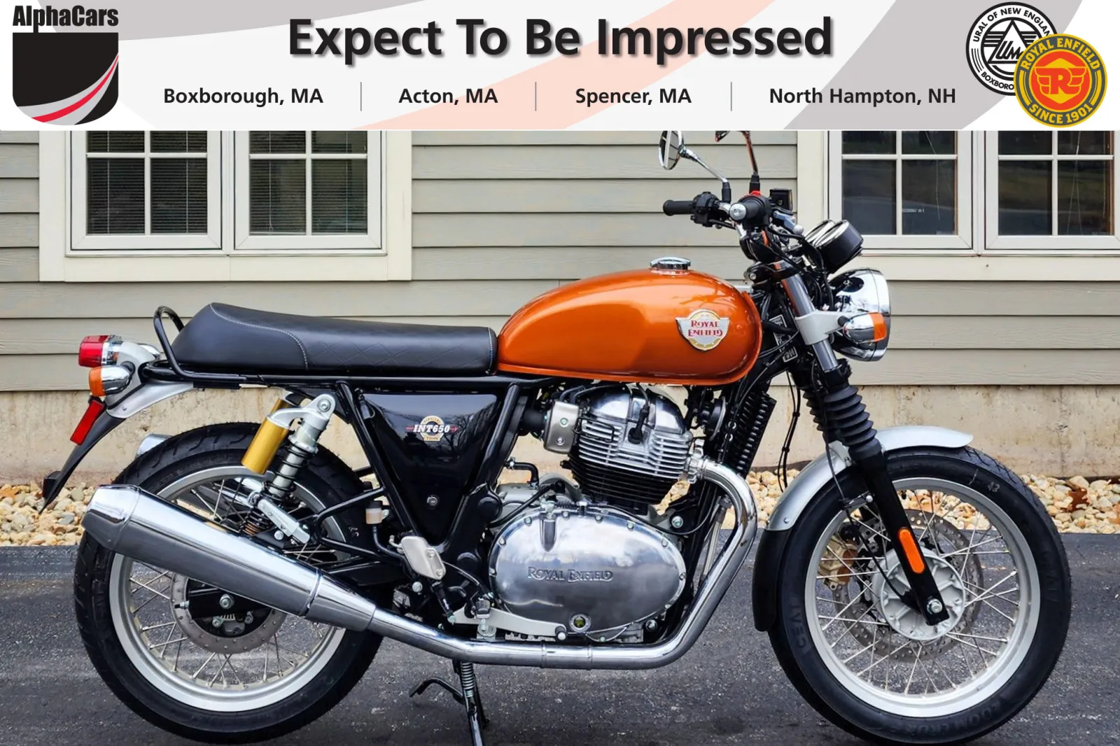 2023 Royal Enfield Interceptor INT650 Orange Crush