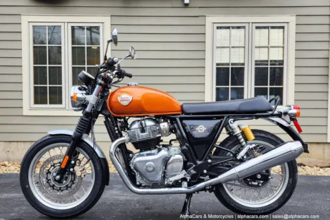More photos of 2023 Royal Enfield Interceptor INT650 Orange Crush at Boxborough, MA