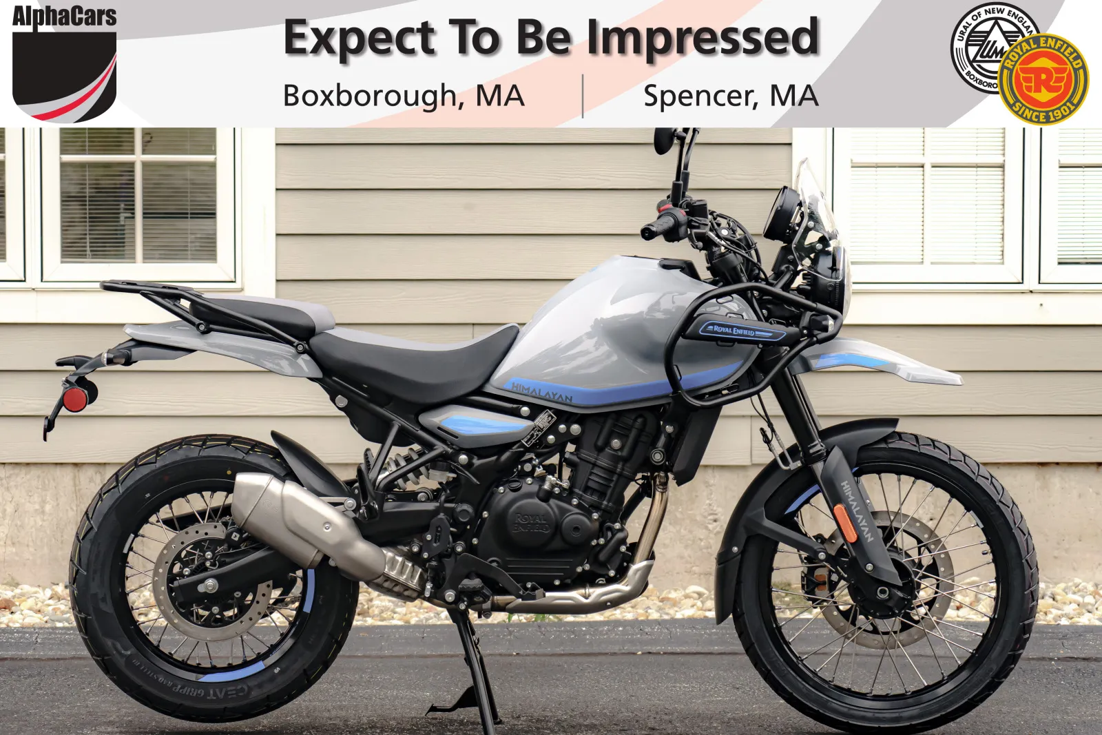 Blue 2025 Royal Enfield Himalayan 450 Slate Poppy Blue for sale in Boxborough, MA