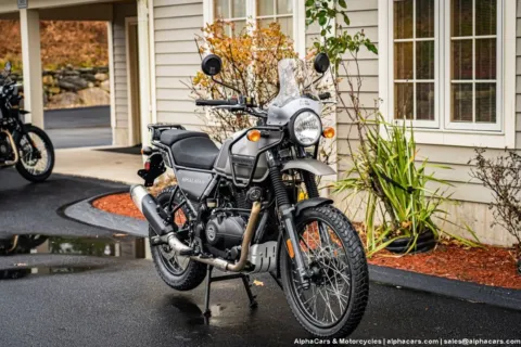 Another view of 2023 Royal Enfield Himalayan Gravel Grey for sale in Boxborough, MA at Boxborough