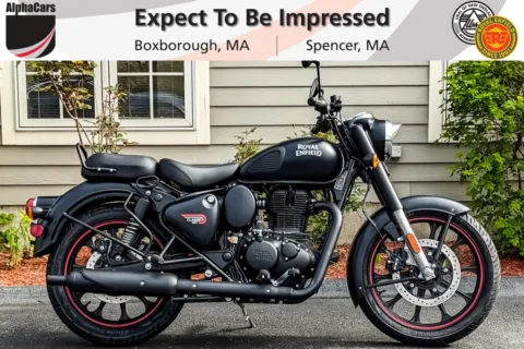 Black 2024 Royal Enfield Classic 350 Dark Stealth Black for sale in Boxborough, MA