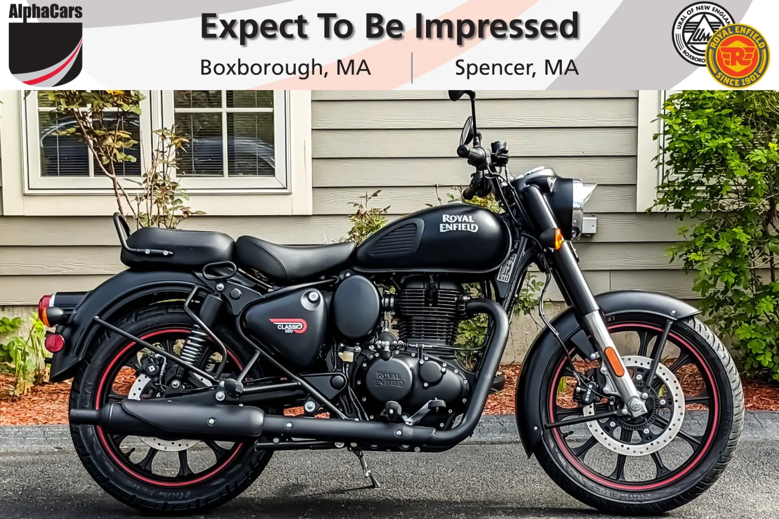 Black 2024 Royal Enfield Classic 350 Dark Stealth Black for sale in Boxborough, MA