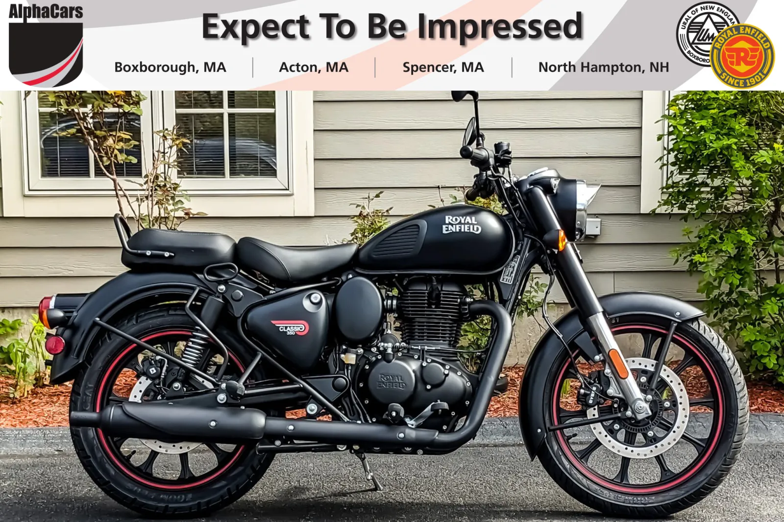 Black 2024 Royal Enfield Classic 350 Dark Stealth Black for sale in Boxborough, MA