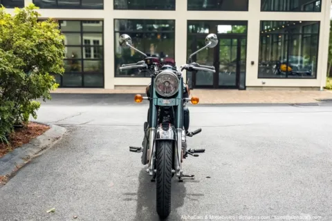 Photos of 2024 Royal Enfield Classic 350 Halcyon Green for sale in Boxborough, MA at Boxborough