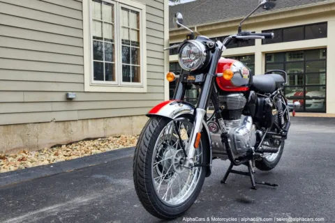 Another view of 2024 Royal Enfield Classic 350 Chrome Red for sale in Boxborough, MA at Boxborough
