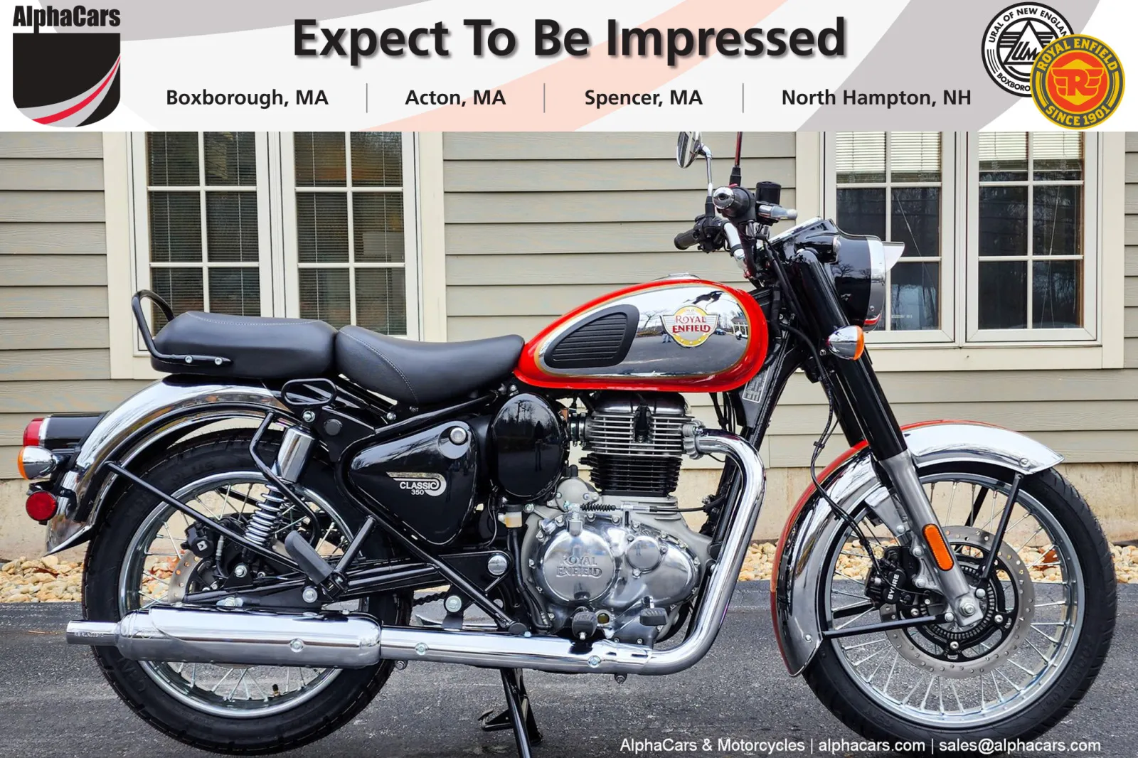 Red 2024 Royal Enfield Classic 350 Chrome Red for sale in Boxborough, MA