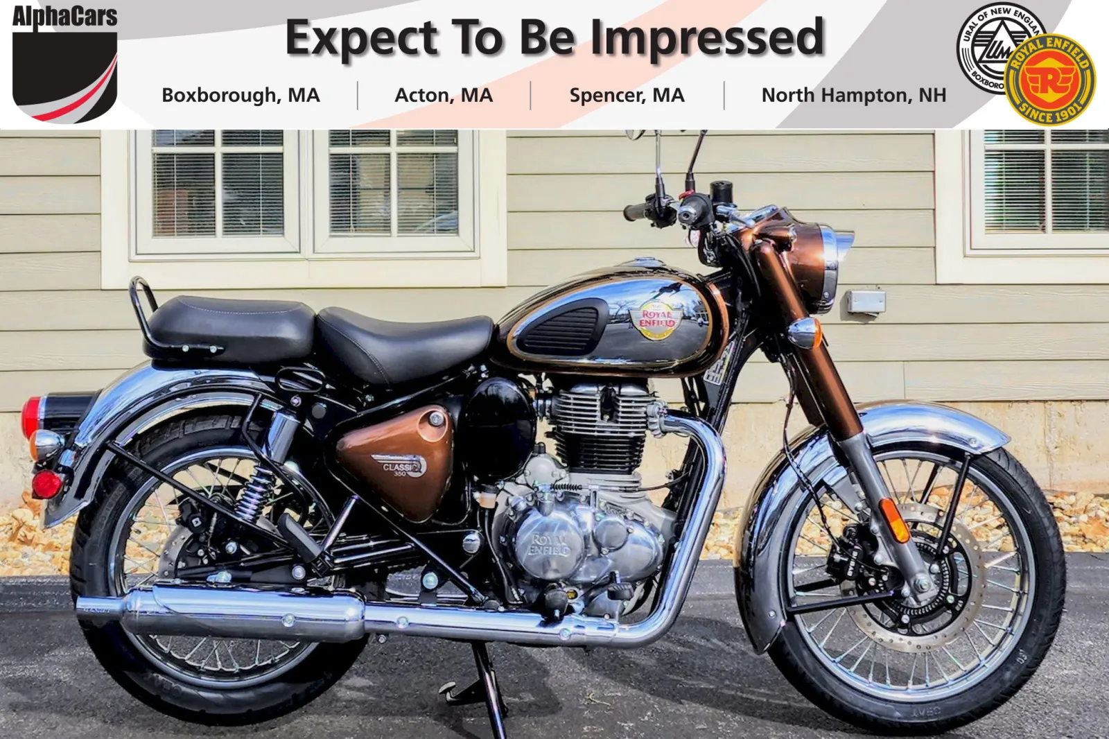 Brown 2024 Royal Enfield Classic 350 Chrome Bronze for sale in Boxborough, MA