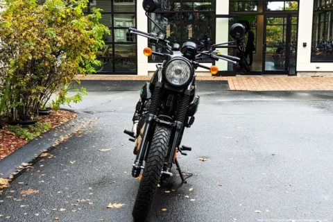 Photos of 2023 Royal Enfield Scram 411 Silver Spirit for sale in Boxborough, MA at Boxborough