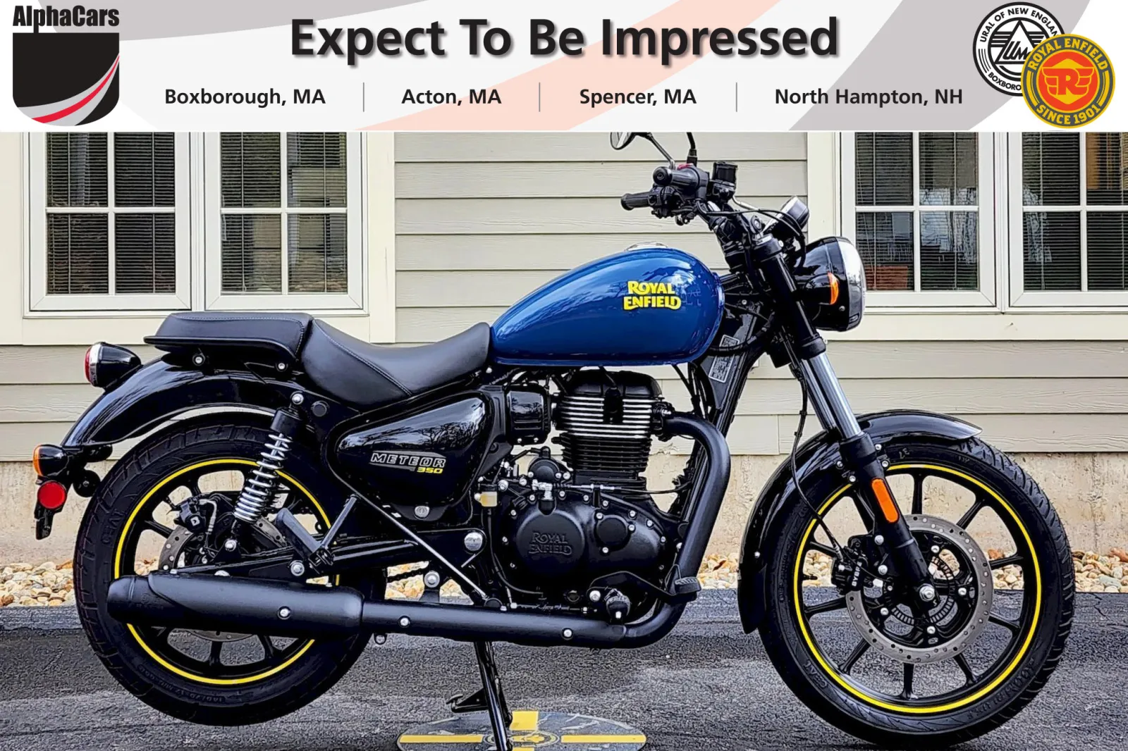 Blue 2023 Royal Enfield Meteor 350 Fireball Blue for sale in Boxborough, MA