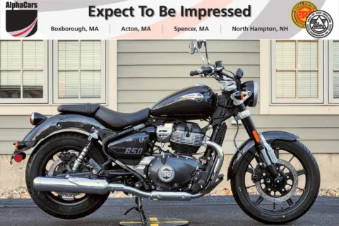 Black 2024 Royal Enfield Super Meteor 650 Astral Black for sale in Boxborough, MA