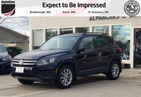 Black 2015 Volkswagen Tiguan SE 4Motion for sale in Boxborough, MA