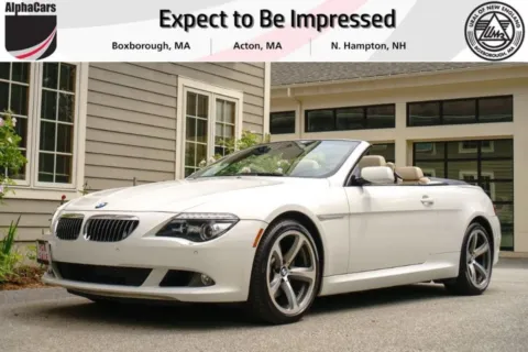 Black 2009 BMW 6-Series 650i Convertible for sale in Boxborough, MA