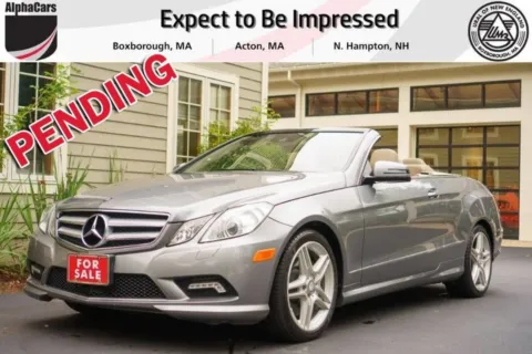 White 2011 Mercedes-Benz E-Class E550 Cabriolet for sale in Boxborough, MA