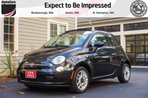 Black 2013 FIAT 500 Pop for sale in Boxborough, MA