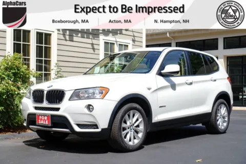 White 2014 BMW X3 xDrive28i for sale in Boxborough, MA