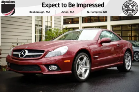 Red 2009 Mercedes-Benz SL-Class SL550 for sale in Boxborough, MA