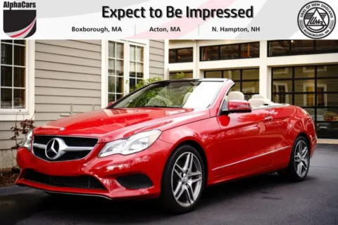 Red 2014 Mercedes-Benz E-Class E350 Cabriolet for sale in Boxborough, MA