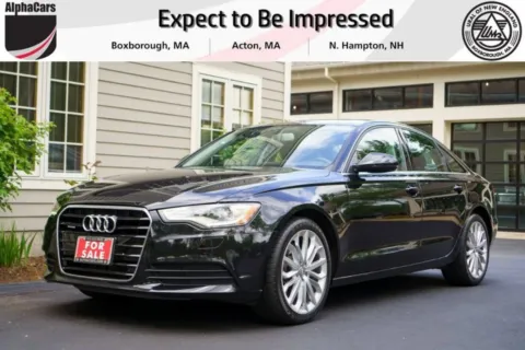 Black 2014 Audi A6 3.0 TDI Premium Plus quattro Tiptronic for sale in Boxborough, MA