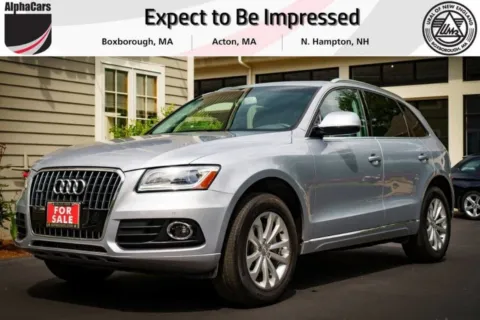 Silver 2016 AUDI Q5 2.0T 2.0T Premium Plus quattro for sale in Boxborough, MA