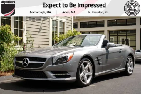 White 2015 Mercedes-Benz SL-Class SL550 for sale in Boxborough, MA