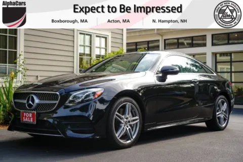 Black 2018 Mercedes-Benz E-Class E400 4MATIC Coupe for sale in Boxborough, MA