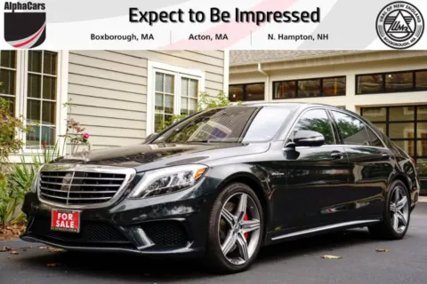 Black 2015 Mercedes-Benz S-Class S63 AMG 4MATIC for sale in Boxborough, MA