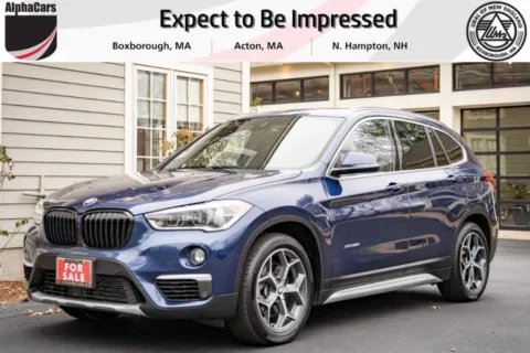 Blue 2016 BMW X1 xDrive28i for sale in Boxborough, MA