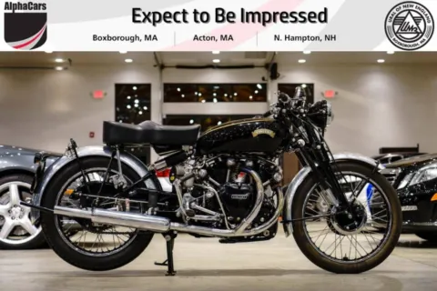 Black 1952 Vincent Black Shadow C Series for sale in Boxborough, MA