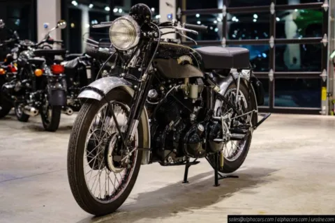 Another view of 1952 Vincent Black Shadow C Series for sale in Boxborough, MA at Boxborough