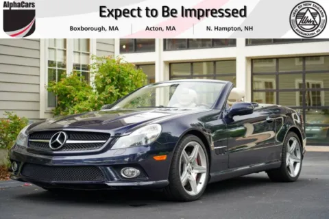 White 2009 Mercedes-Benz SL-Class SL550 for sale in Boxborough, MA
