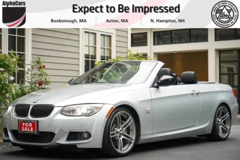 Silver 2013 BMW 3-Series 335i Convertible - SULEV for sale in Boxborough, MA