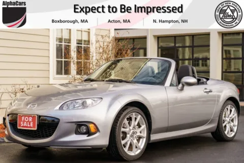 White 2014 Mazda MX-5 Miata Grand Touring Power Hard Top MT for sale in Boxborough, MA