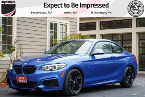 Blue 2019 BMW 2-Series M240i xDrive Coupe for sale in Boxborough, MA