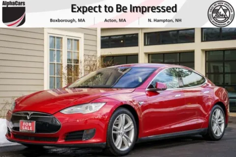 Red 2015 Tesla Model S 70D for sale in Boxborough, MA