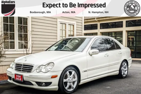 White 2007 Mercedes-Benz C-Class C230 Sport Sedan for sale in Boxborough, MA