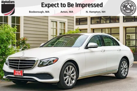 White 2018 Mercedes-Benz E-Class E300 Luxury 4MATIC Sedan for sale in Boxborough, MA