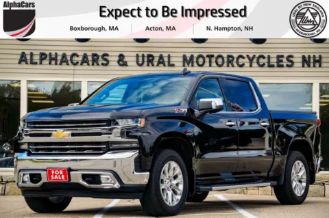 Black 2019 Chevrolet Silverado 1500 LTZ Crew Cab 4WD for sale in Boxborough, MA